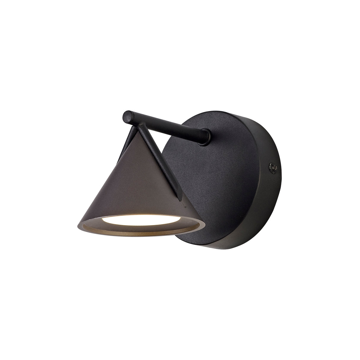 Younger Wall Lamp 1 Light, 1 x 3W LED, 3000K, 110lm, Sand Black/Grey, 3yrs Warranty