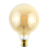 ILGLOBB22D017 - SUNSET VINTAGE FILAMENT GLOBE G125 BULB B22 806LM 5.9W 2200K DIMMABLE 300 BEAM AMBER INTEGRAL