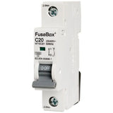 FuseBox C Type MCB 10Ka Single pole - Various