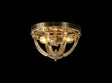 Ellison Round Flush, 2 x E27, French Gold