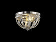 Ellison Round Flush, 2 x E27, Polished Nickel