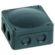 Wiska Combi 308/E PVC Adaptable Box IP66 Black