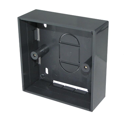 1 Gang 32mm Surface Back Box, Black - 3L32BK