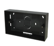 2 Gang 32mm Surface Back Box, Black - 3L32G2BK