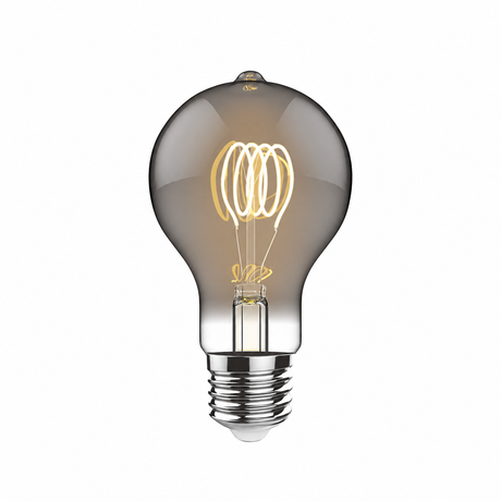 Classic Style LED Standard E27 Dimmable Lamp 220-240V 4W 2100K, 120lm, Smoke Finish, 3yrs Warranty (3LT514Q)
