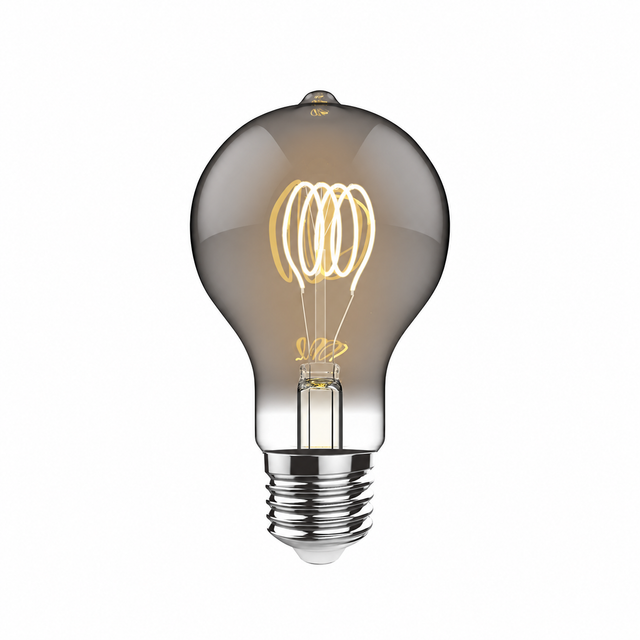 Classic Style LED Standard E27 Dimmable Lamp 220-240V 4W 2100K, 120lm, Smoke Finish, 3yrs Warranty (3LT514Q)
