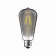 Value Vintage LED Rustica Tradition Tip ST64 E27 6.5W Dimmable Lamp 4000K Natural White, 710lm, Smoke, 3yrs Warranty (3LT519Q)