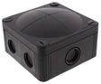 Wiska COMBI 407 PVC Adaptable Box IP66 black