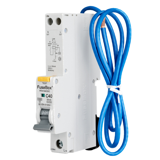 FuseBox RCBO C Curve 10kA 30mA Type A - Various