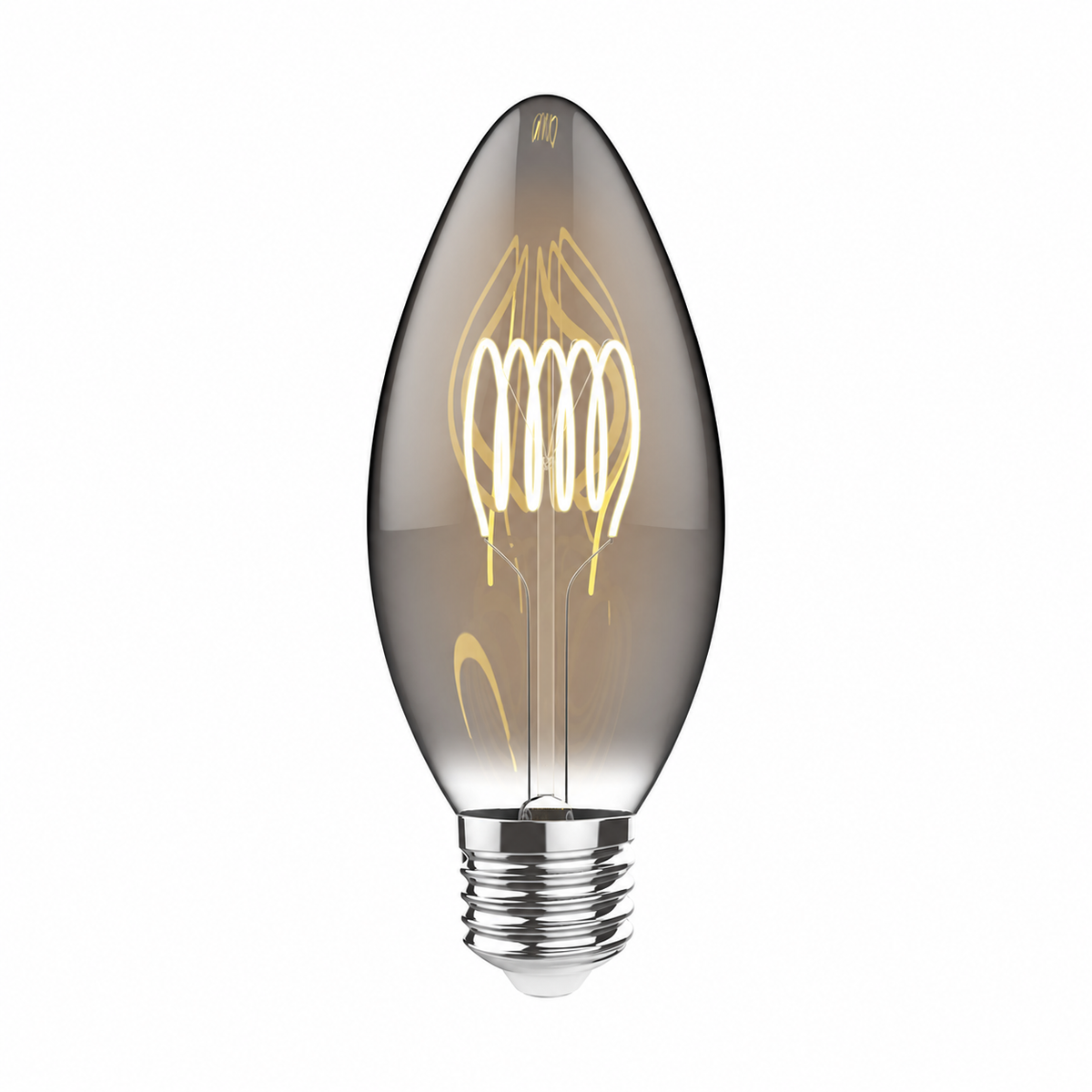 Luxram Classic Style Smoked LED Candle E27 Dimmable Bulb 3W 120lm 2100K Extra Warm White – 4600021