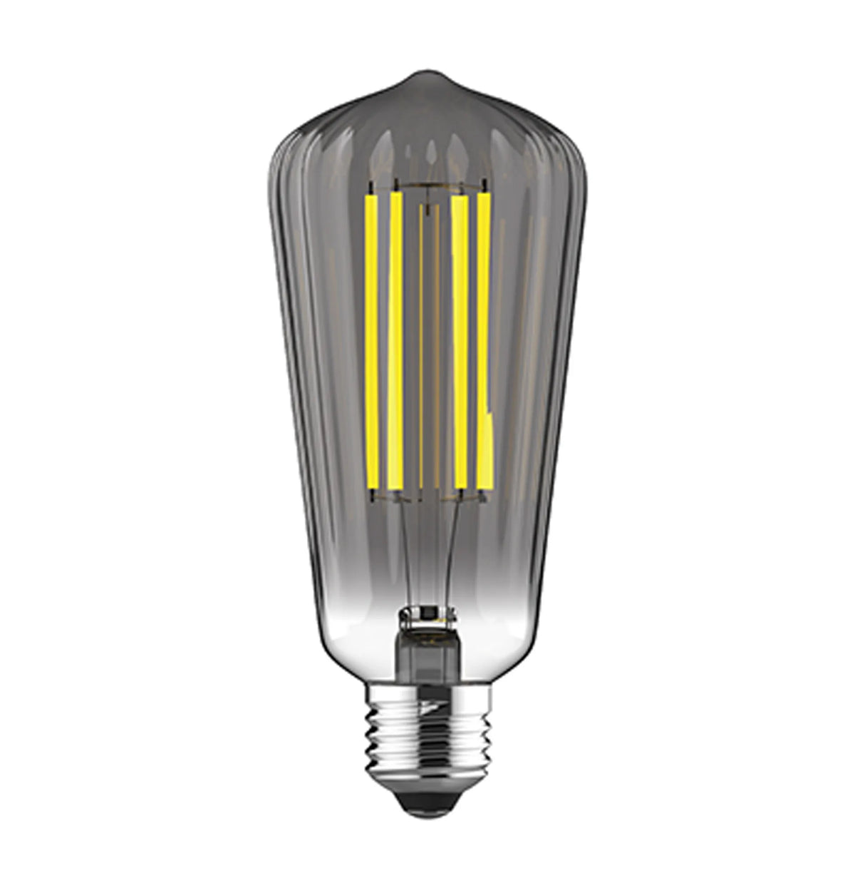 Lamp 6.5W 2100K Extra Warm White, 350lm, Smoke Ripple Glass, 3yrs Warranty (5LT726B)