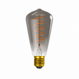 60028 - BELL Lighting LED Soft Coil 4W Vintage Vertical Amber Gunmetal Squirrel Cage Dimmable ES 1800K Lamp