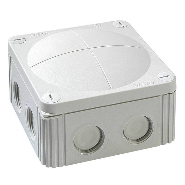 Wiska 607/E PVC Adaptable Box IP66 - Various
