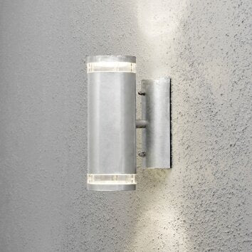 Konstsmide 7512-320 - Modena Double Wall Light Galv