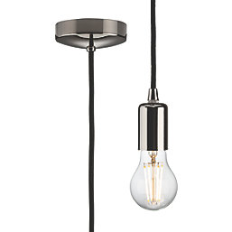 KNIGHTSBRIDGE 8270LBN CONTEMPORARY LONG PENDANT BLACK NICKEL