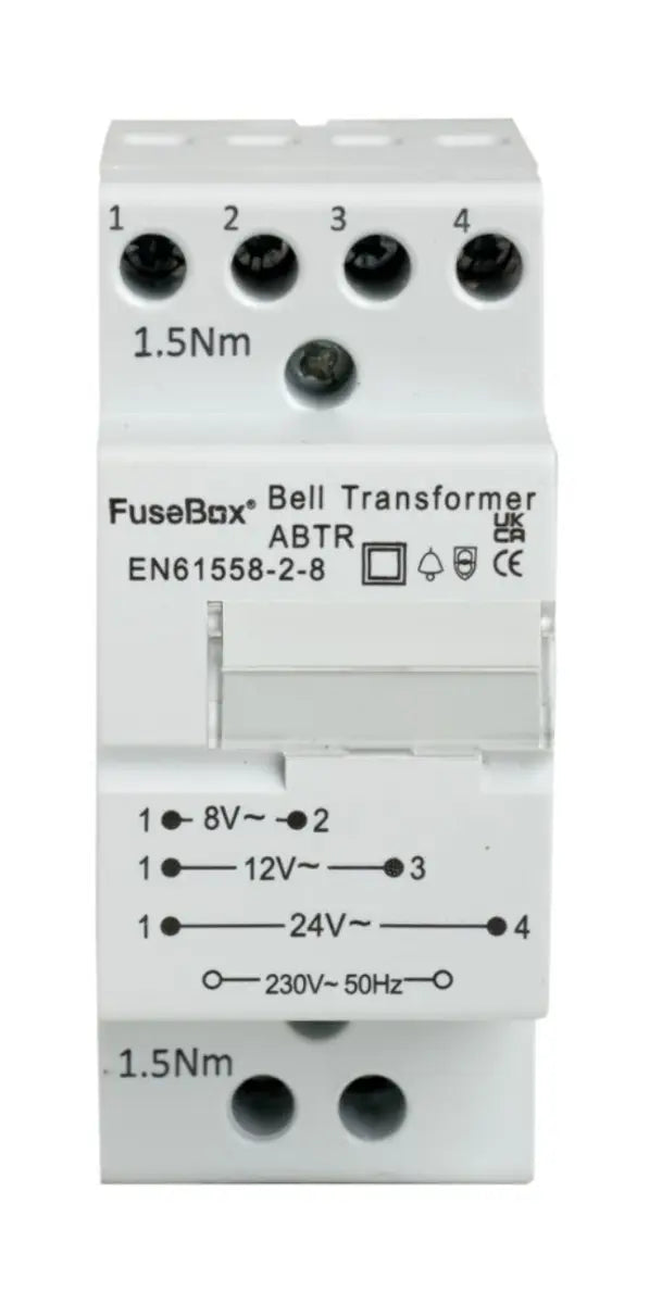 FuseBox ABTR 1A-Resistive 4A-Inductive 2 Module Bell Transformer