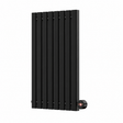 Ecostrad Adesso TriQ 300W WiFi Horizontal Designer Electric Radiator – Black – AD-3Q-HB4