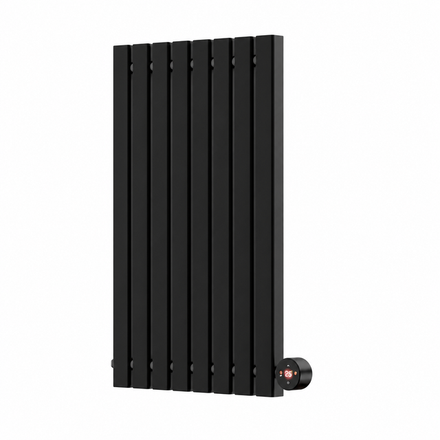 Ecostrad Adesso TriQ 300W WiFi Horizontal Designer Electric Radiator – Black – AD-3Q-HB4
