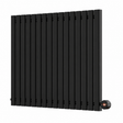 Ecostrad Adesso TriQ 800W WiFi Horizontal Designer Electric Radiator – Black – AD-3Q-HB8