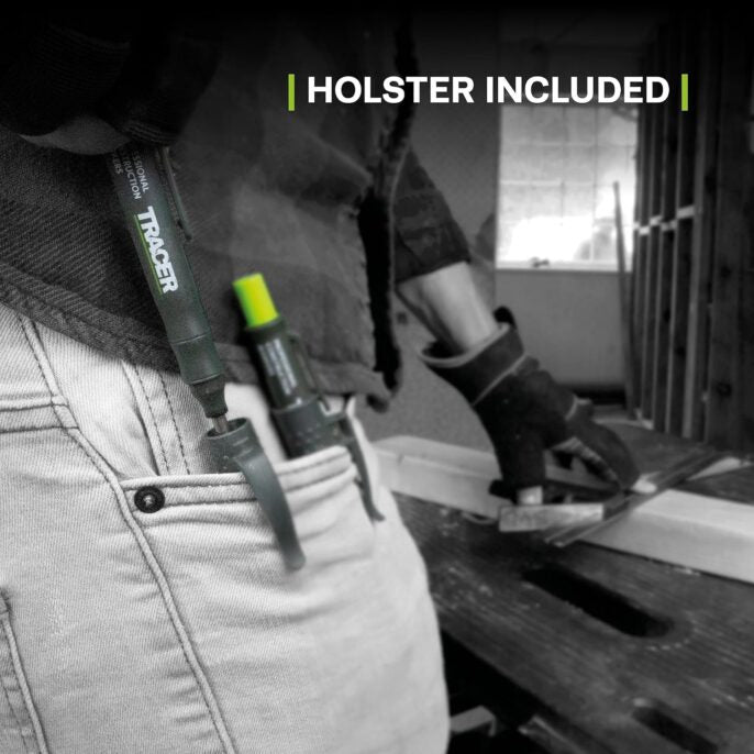 Tracer Deep Hole Construction Pencil Marker with Site Holster - ADP2