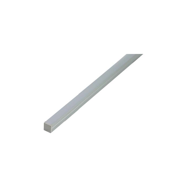 2m Surface Mounted Profile 10x10mm IP20 Silver - A/AP/SM/01/20/SI/01