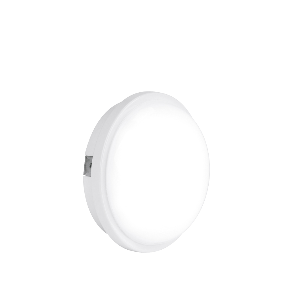 Aurora Utilite™ 15W Polycarbonate IP65 Round Utility Bulkhead -EN-BH115/CS