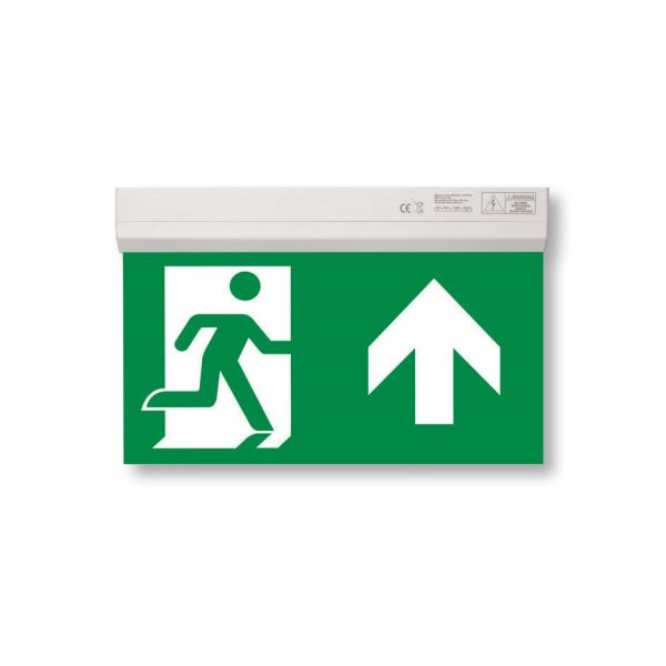 Spectrum 2W LED 6 in 1 Emergency Exit Blade Including Up Legend - Select Self-Test or Manual Emergency Mode