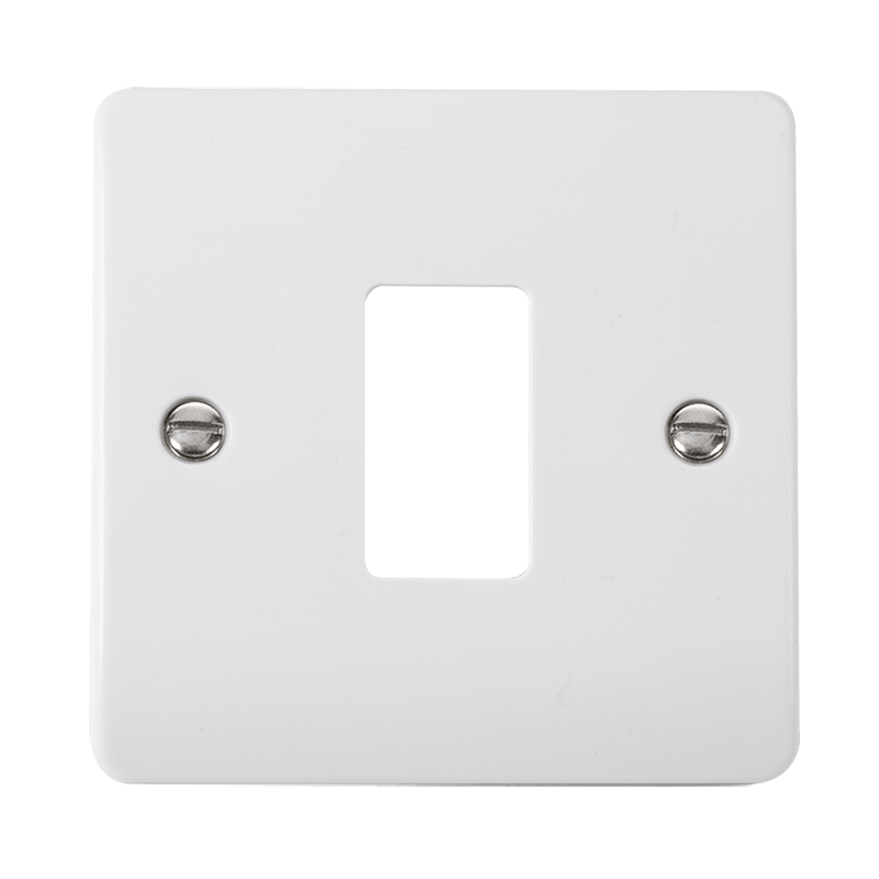 1 Gang GridPro White Frontplate - CMA20401