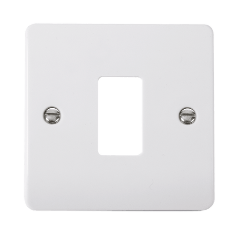 1 Gang GridPro White Frontplate - CMA20401
