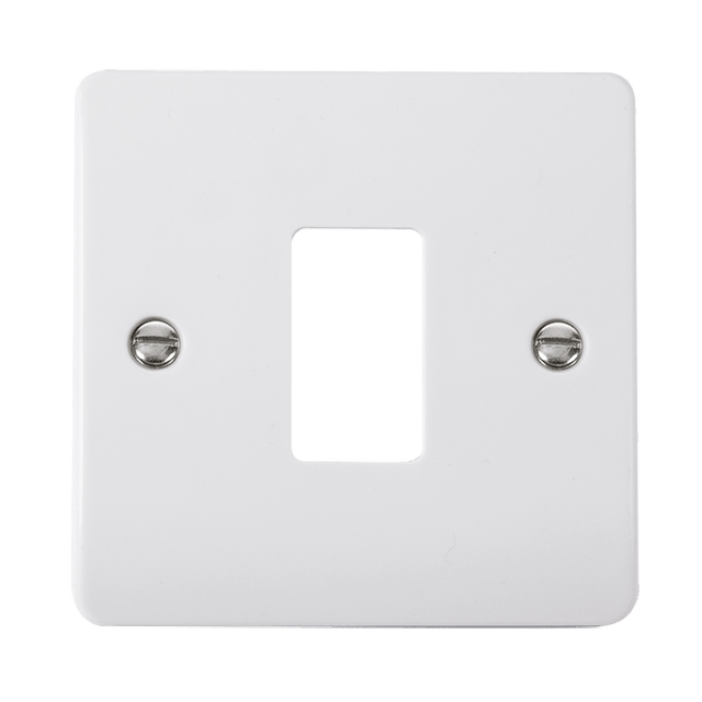 1 Gang GridPro White Frontplate - CMA20401