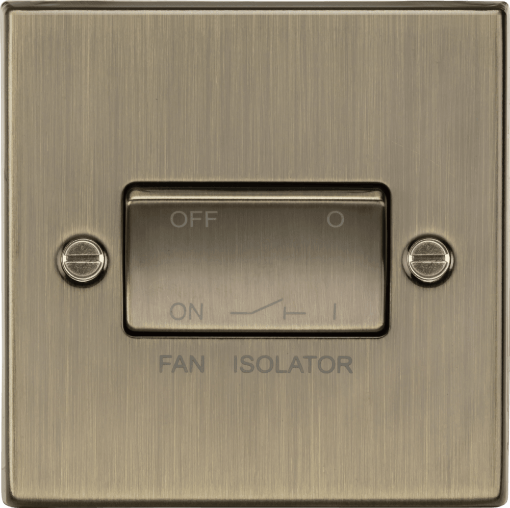 Knightsbridge 10A Fan Isolator Switch in VARIOUS COLOURS