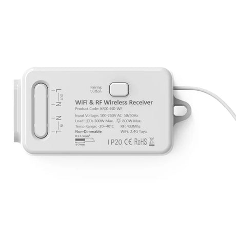 FORUM CUL-40039 1 Channel Smart RF & WIFI Kinetic Switch