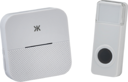 Knightsbridge DC013 White Wireless Plug-In Door Chime DOORBELL