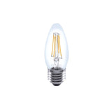 OMNI FILAMENT CANDLE BULB E27 470LM 4.2W WARM WHITE 2700K DIMMABLE 320 BEAM CLEAR FULL GLASS INTEGRAL - ILCANDE27DC042