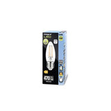 OMNI FILAMENT CANDLE BULB E27 470LM 4.2W WARM WHITE 2700K DIMMABLE 320 BEAM CLEAR FULL GLASS INTEGRAL - ILCANDE27DC042