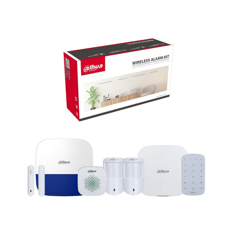 ua Wireless Alarm KIT DHI-ALARMKIT-KEYPADS-V2 AirShield Alarm Kit Wireless with Keypad