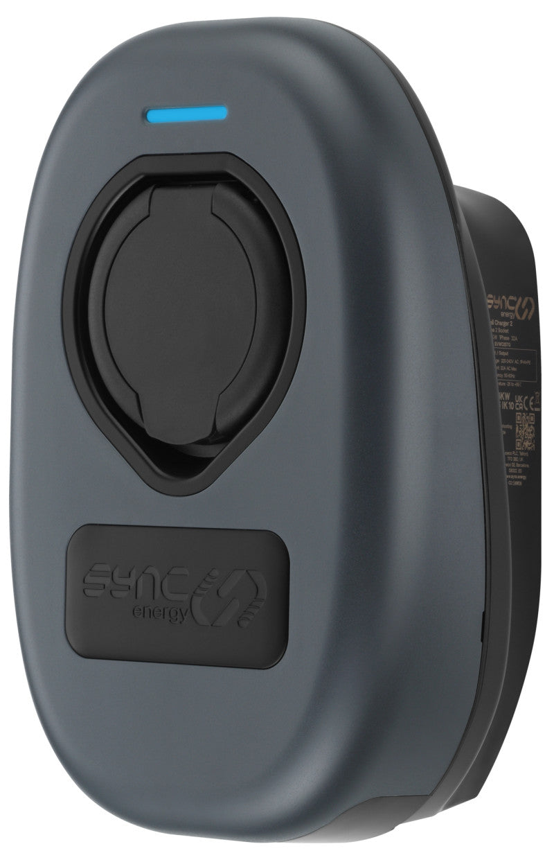 Sync Energy EVWC2S7G-01 Wall Charger 2 7.4kW, with Wi-Fi and LAN