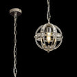 Ellison Extra Small Round Pendant, 1 x E27, Polished Nickel