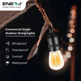 Ener-J LED Filament Bulb Festoon Light Kit 30m - T471