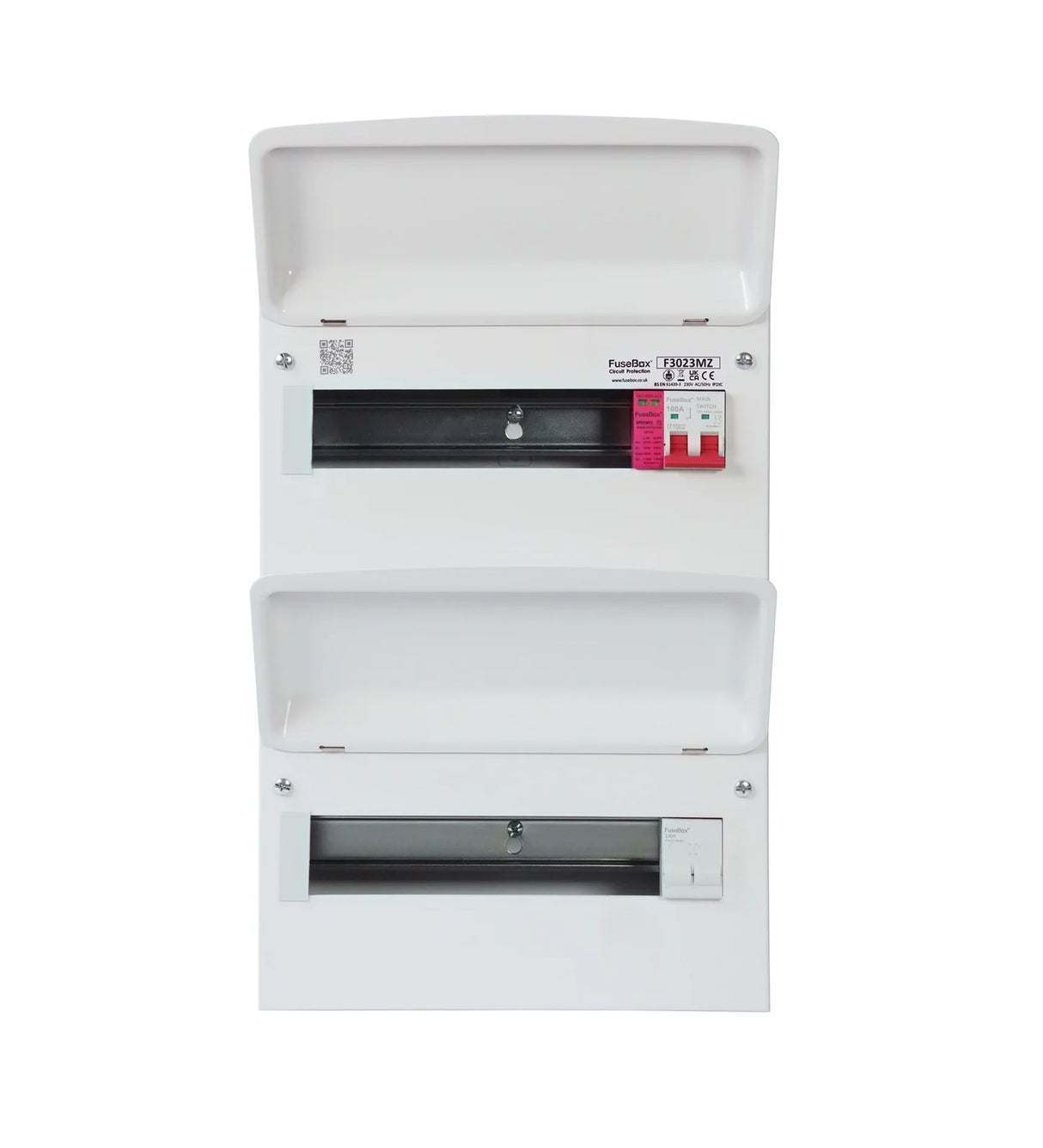 Fusebox F3023MZ 23-Way Dual Row (100A Main Switch) Consumer Unit with SPD T2