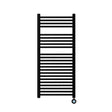 Ecostrad Fina-E Velto 300W Thermostatic Electric Towel Rail – Black – FE-V-11-3B