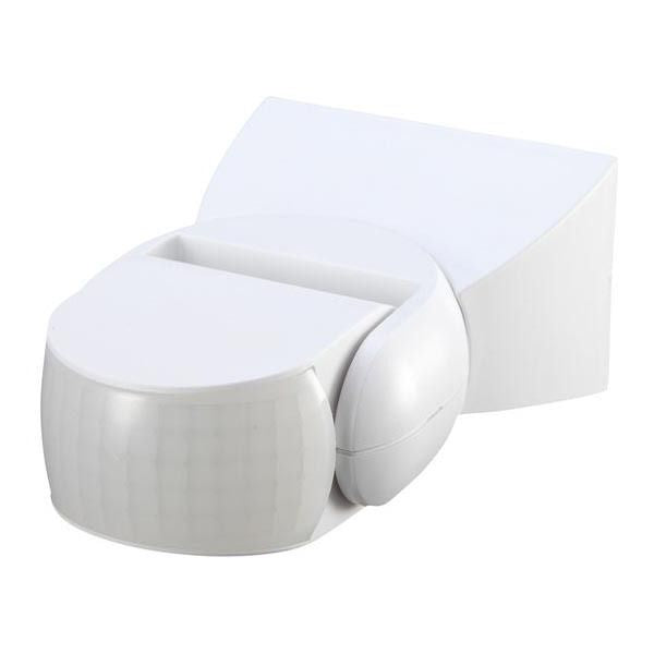 White Adjustable Stealth PIR Sensor with Override   ZN-33579-WHT