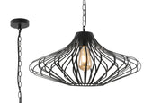 Kay Pendant, 1 x E27, Matt Black