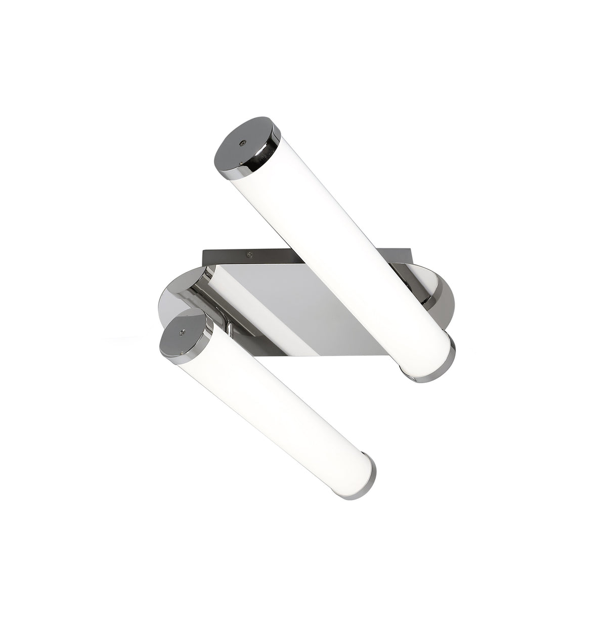 Wallace Ceiling Lamp, 2 x 9W LED, 4000K, 1153lm, IP44, Polished Chrome, 3yrs Warranty