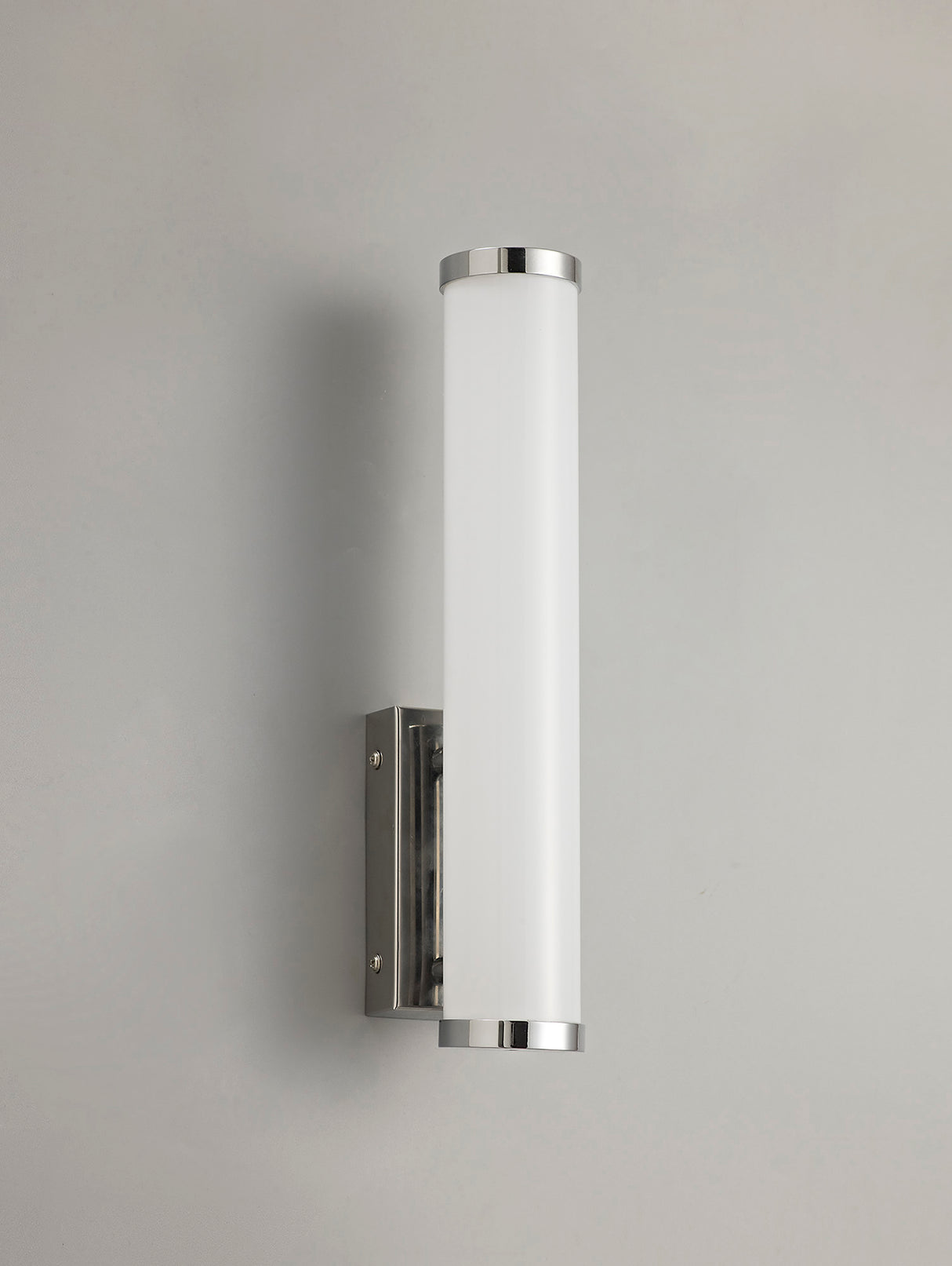 Wallace Wall Lamp Small, 1 x 9W LED, 4000K, 621lm, IP44, Polished Chrome, 3yrs Warranty