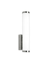 Wallace Wall Lamp Small, 1 x 9W LED, 4000K, 621lm, IP44, Polished Chrome, 3yrs Warranty
