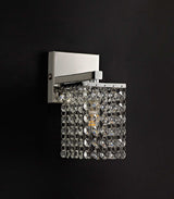 Patterson Wall Lamp, 1 x G9, IP44, Polished Chrome/Crystal