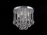 Armstrong Ceiling Light, 4 x G9, IP44, Polished Chrome/Crystal