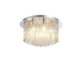 Baker Ceiling Light, 6 x G9, IP44, Polished Chrome/Clear Glass