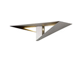 West Wall Lamp, 2 x 3W LED, 3000K, 238lm, Silver Painted, 3yrs Warranty